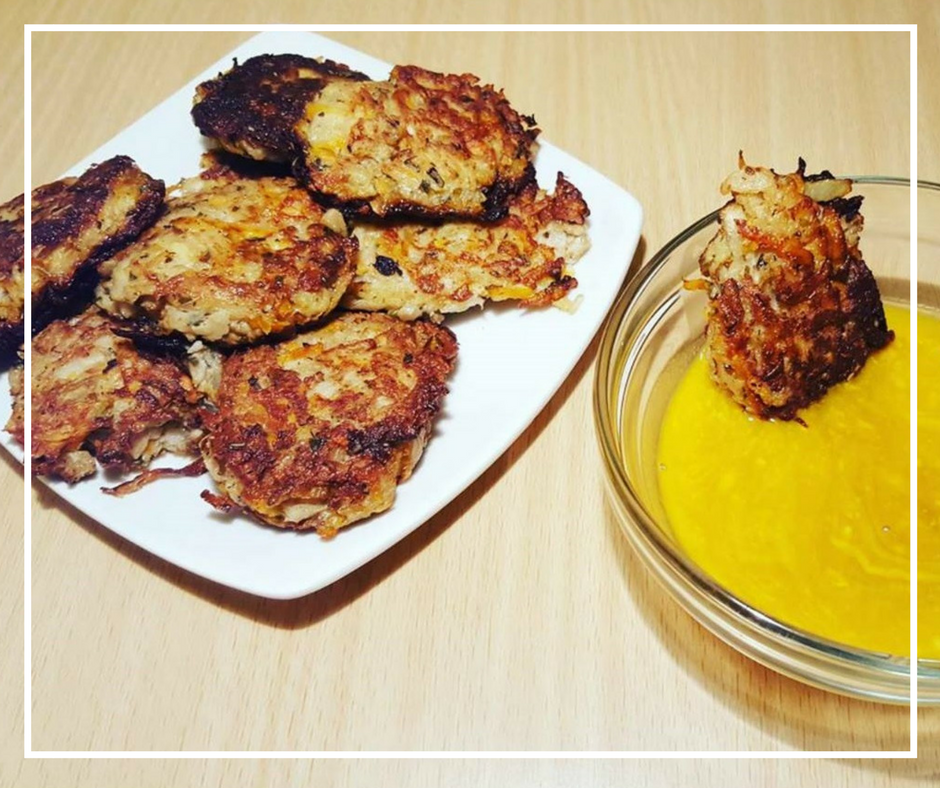 You'll love these amazing kohlrabi fritters! The perfect healthy, gluten free, vegetarian appetizer, side dish (or snack!)